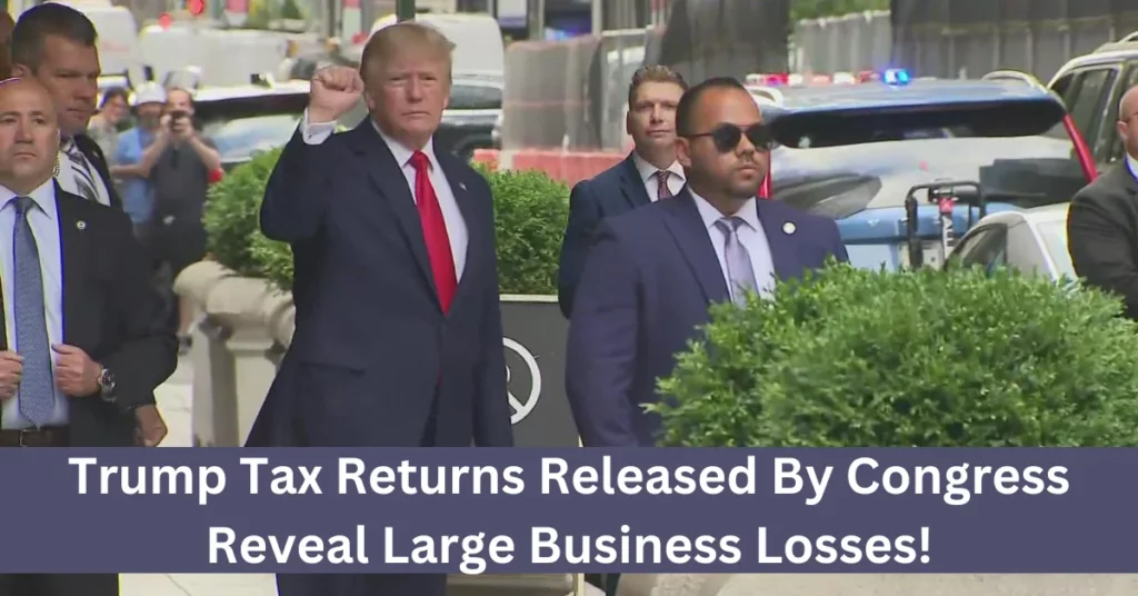 Trump Tax Returns Released By Congress