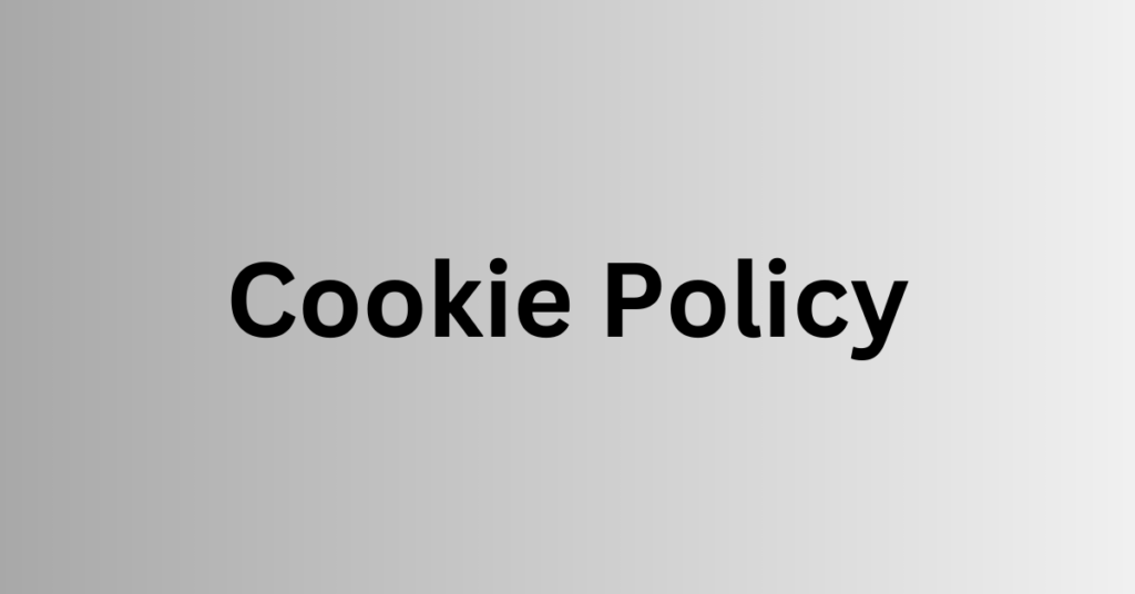 Cookie Policy Cookie Policy