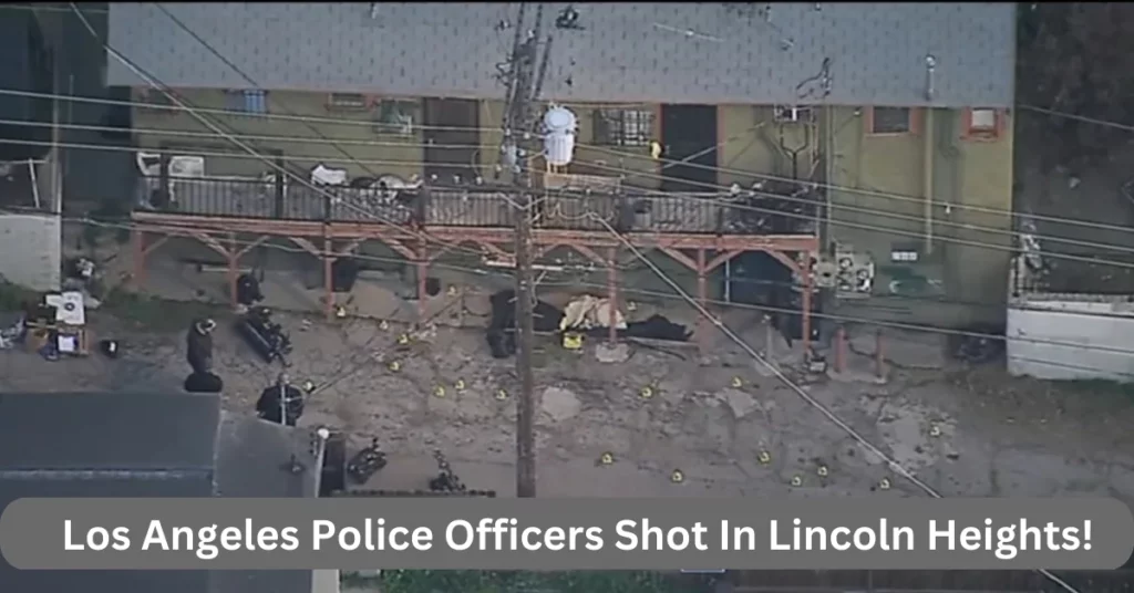 Los Angeles Police Officers Shot In Lincoln Heights!